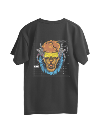 cybrog lion oversized t-shirt enegma.store