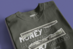 money is behind everthing mens half sleeves olive green
